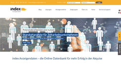 Desktop Screenshot of anzeigendaten.de