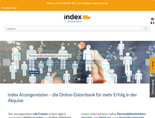 Tablet Screenshot of anzeigendaten.de